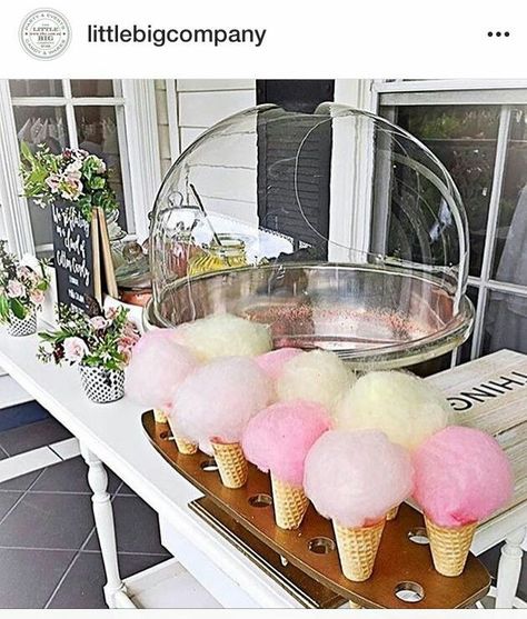 Fairy Floss Machine, Cotton Candy Recipe, Ice Cream Car, Wedding Fairy, Food Cart Design, Baby Shower Theme Decorations, Candy Cart, Unique Wedding Ideas, Fairy Floss