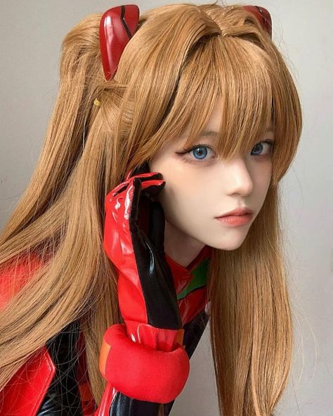 Cosplay Hairstyles, Pretty Poses, Asuka Cosplay, Evangelion Cosplay, Latex Cosplay, Anime Cosplay Makeup, Maid Cosplay, Kawaii Cosplay, Amazing Cosplay