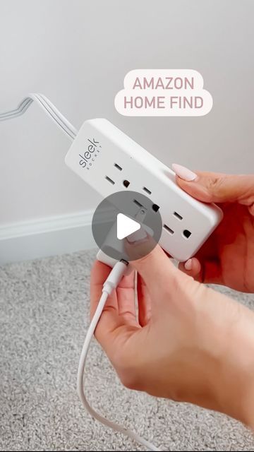 Cara Murtaugh on Instagram: "Like + Comment “ OUTLET EXTENDER “ and I’ll have the 🔗 sent right to you! This extension cord allows you to utilize outlets behind furniture! 💗

#amazonhome #amazonfinds #amazonmusthaves #amazondeals #lifehack #homehack" Outlet Extender, Extension Cord, Amazon Home, Amazon Deals, July 1, Home Hacks, Life Hacks, Outlet, On Instagram