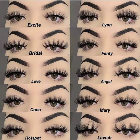 Lash Names, Color Lashes, Big Lashes, Mink Lash Extensions, Lash Extensions Styles, Perfect Eyelashes, Lash Vendors, Eyelash Case, Silk Lashes