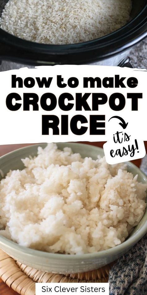 how to make crockpot rice Crockpot Jasmine Rice, How To Keep Rice Warm For A Party, Crock Pot Rice Recipes, Slow Cooker Rice Recipes, Crock Pot Rice, Crockpot Rice, Candida Diet Food List, Rice In Crockpot, Indian Takeout