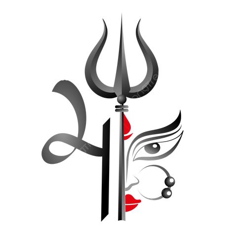 Maa Calligraphy, Maa Durga Png, Mata Tattoo, Navratri Maa Durga, Navratri Png, Maa Navratri, Kali Tattoo, Royal Background, Trishul Tattoo Designs