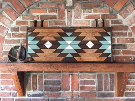 Reclaimed wood wall art Southwestern wood wall decor | Etsy Home Interior Design Wood, Mountain Wood Wall Art, Navajo Art, Star Decor, Wood Wall Art Diy, Wooden Barn, Wood Interior Design, House Updates, Reclaimed Wood Wall Art