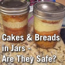 Bread In Mason Jars, Bread In Jar Recipes, Canning Bread Recipes, Baking Bread In Mason Jars, Baking In Mason Jars, Baking In Mason Jars Recipes, Banana Bread In Canning Jars, Canning Cakes In A Jar Recipes, Cakes In Jars Recipes