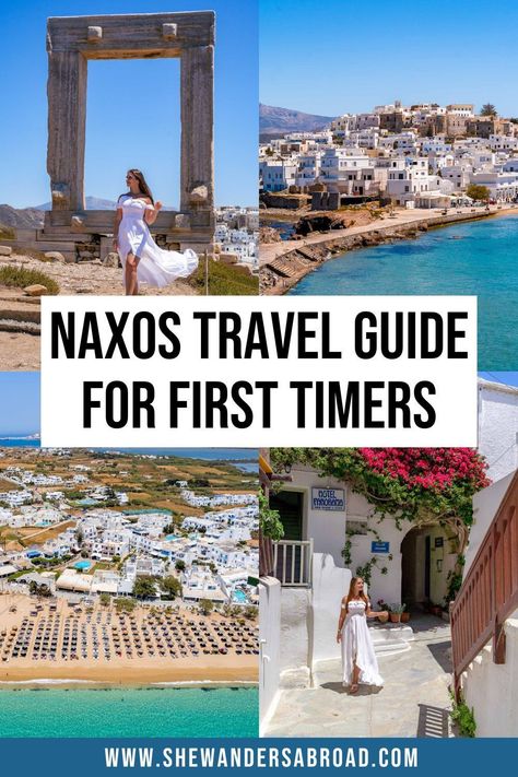 Planning your first trip to Naxos? Our comprehensive Naxos travel guide has you covered with all the best places to stay, must-see sites & insider tips. | Naxos travel tips | Mamma Mia | Naxos Greece travel tips | Naxos Greece travel guide | Things to do in Naxos Greece | Where to stay in Naxos Greece aesthetic | Naxos Greece beaches | Naxos Greece photography | What to do in Naxos Greece | Best restaurants in Naxos Greece | Naxos Greece itinerary | Greek Summer Greece Naxos, Greece Beaches, Greece Travel Tips, Greek Islands Vacation, Naxos Greece, Greece Aesthetic, Greek Island Hopping, Naxos Island, Greece Itinerary