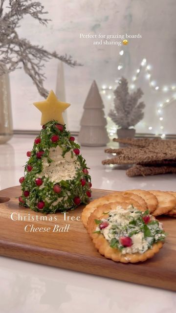 Christmas Tree Cheese Ball, Christmas Tree Cheese, 2023 Christmas Tree, Ashley Gray, Christmas Cheese, Christmas Platter, Christmas Recipes Appetizers, Christmas Apps, Christmas Entertaining