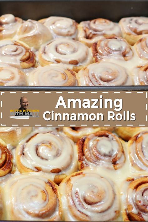 Who doesn't like cinnamon rolls? These amazing homemade cinnamon rolls are easy to make and incredibly delicious. Eat them for breakfast, lunch, dinner, second breakfast, brunch, midnight snack, afternoon snack, while watching Netflix, you get the point. Follow this step-by-step recipe and make some crazy awesome cinnamon rolls. No Yeast Cinnamon Rolls, Homemade Yeast, Cinnamon Rolls From Scratch, Rolls Homemade, Cinnamon Roll Recipe Homemade, Hp Sauce, Best Cinnamon Rolls, Homemade Cinnamon Rolls, Cinnamon Roll Cake