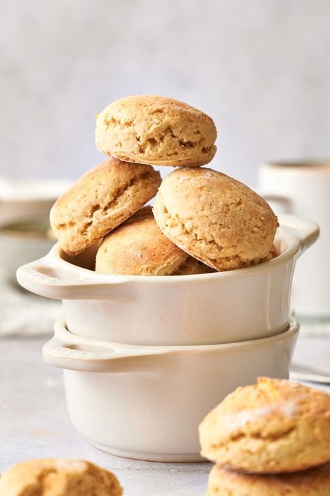 Biscuits From Pancake Mix Baking, Pancake Mix Drop Biscuits, Microwave Biscuits, Krusteaz Pancake Mix Biscuits, Pancake Mix Biscuits, Boxed Pancake Mix Better, Make Pancake Mix Better, Krusteaz Pancake Mix Recipes, Quick Biscuit Recipe