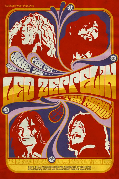 Led Zeppelin fan art on Behance Poster Konser, Led Zeppelin Concert, Led Zeppelin Poster, Arte Jazz, Rock Poster Art, Bd Art, Music Concert Posters, Vintage Concert Posters, Rock Band Posters