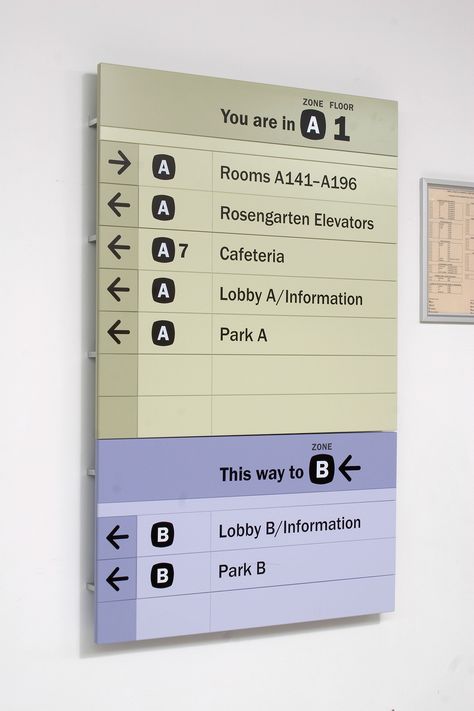 Environmental Graphic Design on Behance Signage Wayfinding Design, Information Signage, Hospital Wayfinding, Directory Signage, Hospital Signage, Interior Signage, Office Wall Design, Donor Recognition, Office Signage