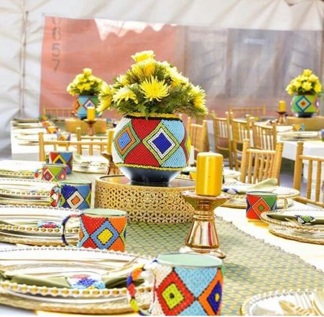 African Traditional Wedding Decoration, Lobola Decor, South Africa Party, Zulu Traditional Wedding, South Africa Wedding, Simple Beach Wedding, Africa Wedding, African Inspired Decor, African Theme