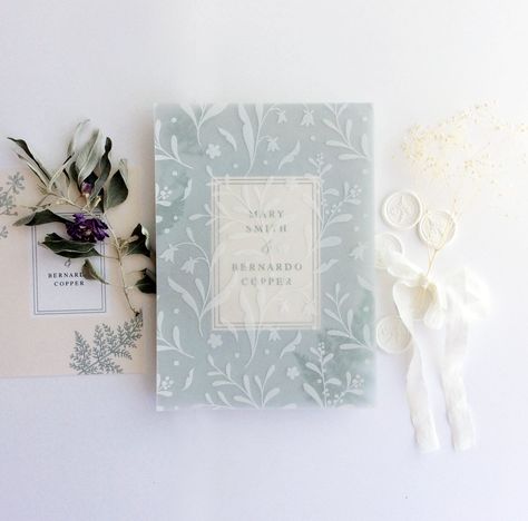 Vellum Cards Ideas, Invitation Business, Printed Vellum, Lake Design, Card Design Handmade, Vellum Cards, Wedding Invitation Kits, Ink Printing, Printing Wedding Invitations