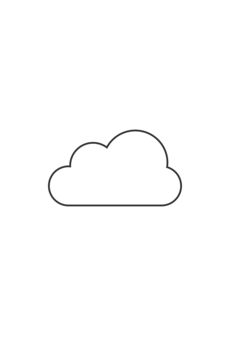 Aesthetic Cloud Drawing, Clouds Drawing Simple, Simple Draw, Computer Icon, Drawing Simple, Cloud Drawing, Cloud Computing, Cute Doodles, Square Glass