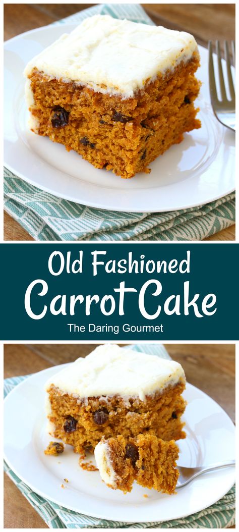 Tender, moist and rich with a wonderful old-fashioned flavor!  We use a secret method that makes this cake extra moist - it's simply delicious! Old Fashioned Carrot Cake Recipe, Coconut Cream Cheese, Coconut Cream Cheese Frosting, Moist Carrot Cakes, Best Carrot Cake, Photo Food, Carrot Cake Recipe, Pineapple Coconut, Coconut Cake