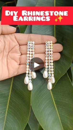 Khel Khel Mein, Diy Rhinestone Earrings, Vishal Mishra, Wired Jewelry, Diy Rhinestone, Kundan Jewellery, Bead Jewellery, Rhinestone Earrings, Diy Earrings