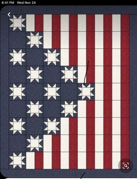 American Flag Quilt, Painted Barn Quilts, Flag Quilt, Barn Quilt Designs, Tshirt Quilt, Patriotic Quilts, Quilt Care, Barn Quilt Patterns, Quilt Of Valor