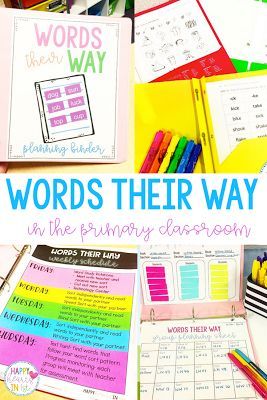 Words Their Way Sorts, Word Sort Activities, Words To Spell, Word Study Activities, First Grade Words, Words Their Way, Student Numbers, Ideas For Kindergarten, Third Grade Classroom