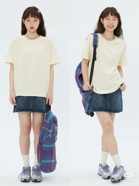 Summer Japanese Outfits, Japanese Fashion Women Casual, Summer Japanese Fashion, Japanese Outfits Casual, Peony Aesthetic, Fairy Grunge Style, 2000s Japanese Fashion, Simple Style Outfits, Girl Fashion Style