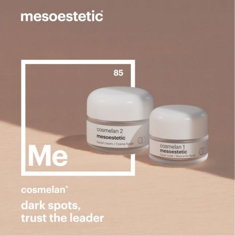 cosmelan® peel: much more than a peel | mesoestetic® magazine International Medical Aesthetician, Aesthetic Center, Care Pack, Skin Spots, Thermal Spring, Skin Clinic, Bundle Pack, Chemical Peel, Facial Cream