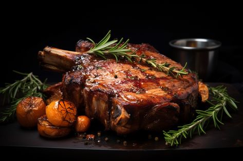 Best Pork Ribeye Roast Recipe Pork Ribeye Roast, Pork Ribeye, Ribeye Roast, Bacon Cauliflower, Roasted Pork, Roast Recipe, Roast Recipes, Marjoram, Butter Sauce