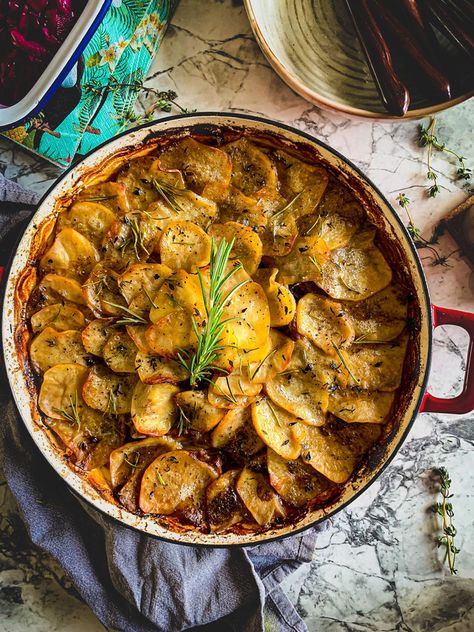 LANCASHIRE HOTPOT RECIPE Best Sweet Potato Recipes, Lancashire Hotpot, Potato Dauphinoise, Lancashire Hot Pot, Good Sweet Potato Recipe, Potatoes Dauphinoise, Lamb Cutlets, Best Sweet Potato, Pickled Red Cabbage