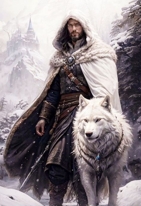 Dnd Winter Character Art, Winter Concept Art Character, D&d Barbarian Art, Winter Character Design Male, Dark Viking Aesthetic, Scifi Creatures, Vikings Aesthetic, Dnd Npc, Icewind Dale