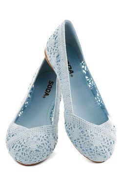 Blue Ballet Flats, Vintage Flats, Cute Flats, Crochet Baby Shoes, Blue Flats, Crochet Shoes, Morning Ritual, Pretty Shoes, Blue Shoes