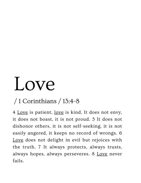 Love Is Patient Bible Verse, Love Is Scripture, Love Is Verse, What Is Love Bible Verse, Love Corinthians 13, Do Things From Love Not For Love, Love Does Not Envy Corinthians 13, Love Is Bible Verse, Love Is Kind Bible Corinthians 13