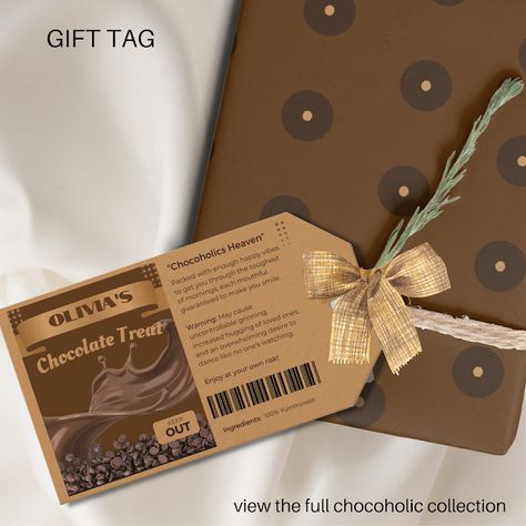 NEW! Custom Chocolate Lover Wrappers, Labels, Gift Wrap Sweet Treats Party, Chocolate Lovers Gift, Diy Hot Chocolate, Chocolate Labels, Chocolate Diy, Chocolate Gifts Basket, Chocolate Favors, Custom Chocolate, Personalized Chocolate