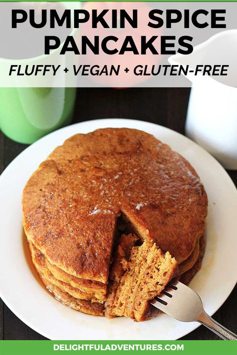 Pancakes Pumpkin, Gluten Free Pumpkin Pancakes, Pumpkin Pancakes Easy, Spice Pancakes, Canned Pumpkin Recipes, Gluten Free Pumpkin Spice, Pumpkin Spice Pancakes, Pumpkin Pancake Recipe, Healthy Pancake Recipes