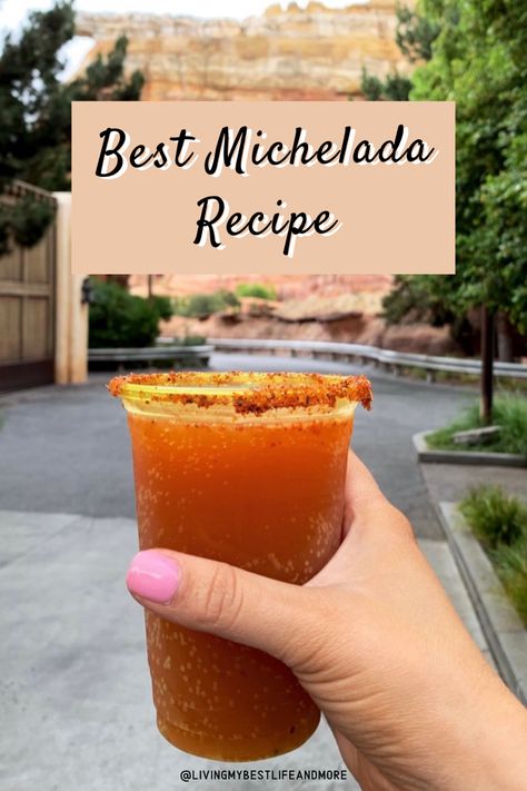 Image of Hispanic alcoholic drink called a Michelada. Tangy beer drink that can be spiced up. So refreshing and delicious! Tamarindo Michelada Recipe, Authentic Michelada Recipe, Mexican Beer Drinks Michelada Recipe, How To Make Micheladas Recipes, Clamato Michelada Recipe, Pickle Michelada Recipe, How To Make A Michelada, Spicy Michelada Recipe, Michelada Mix Recipe For Party