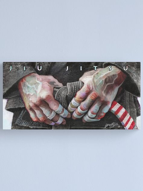 "Jiu-Jitsu Taped Fingers" Canvas Print by groundshark | Redbubble Bjj Jiu Jitsu Aesthetic, Jiu Jitsu Photography, Bjj Jiu Jitsu Wallpaper, Wallpaper Jiu-jitsu, Jiujitsu Aesthetic, Jiu Jitsu Wallpaper, Jiu Jitsu Aesthetic, Bjj Aesthetic, Jiu Jitsu Art