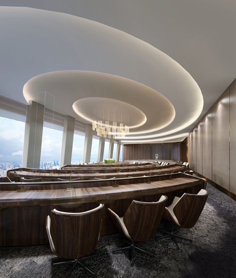 Curved Ceiling Ideas, Round Ceiling Design, Circle Ceiling Design, Radial Ceiling Design, Circular Ceiling Design, Round False Ceiling Design, Circular False Ceiling Design, Modern Coffered Ceiling, Wood Slat Ceiling