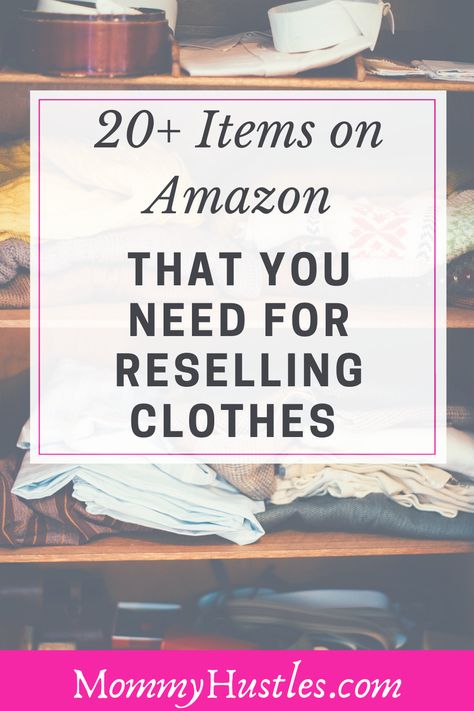 How To Display Clothes For Sale Online, Reselling Inventory Organization, Selling Used Clothes, Ebay Selling Tips, Selling Clothes Online, Reselling Clothes, Online Vintage Stores, Reselling Business, Make Money On Amazon