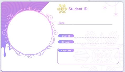 ~Obey me ID~ Obey Me Card Template, Obey Me Character Sheet, Obey Me Id, Obey Me Student Id Template, Obey Me Oc Template, Obey Me Oc Base, Obey Me Template, Obey Me Shifting, Obey Me Mc Oc