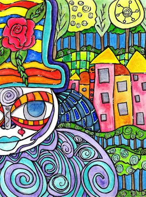 My journey continues with Hundertwasser inspiration and his belief that architecture should be in harmony with nature and man. Here are a couple of my latest pieces. I have more in the pipeline I’ll share as I get them complete. ~enjoy ‘Friedensreich Hundertwasser started out as a painter. Since the early 1950s, however, he increasingly... Hundertwasser Architecture, Hundertwasser Art, In Harmony With Nature, Canvas Art Projects, Harmony With Nature, Elementary Art, Whimsical Art, Local Artists, Kids Art Projects