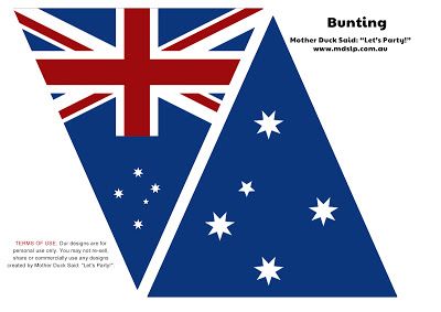 Australia Day printables | Life's Little CelebrationsLife's Little Celebrations Australia Day Party, Aussie Party, Citizenship Party, Australian Party, Bunting Printable, Australia Day Celebrations, Australia Party, Leaving Party, Aus Day