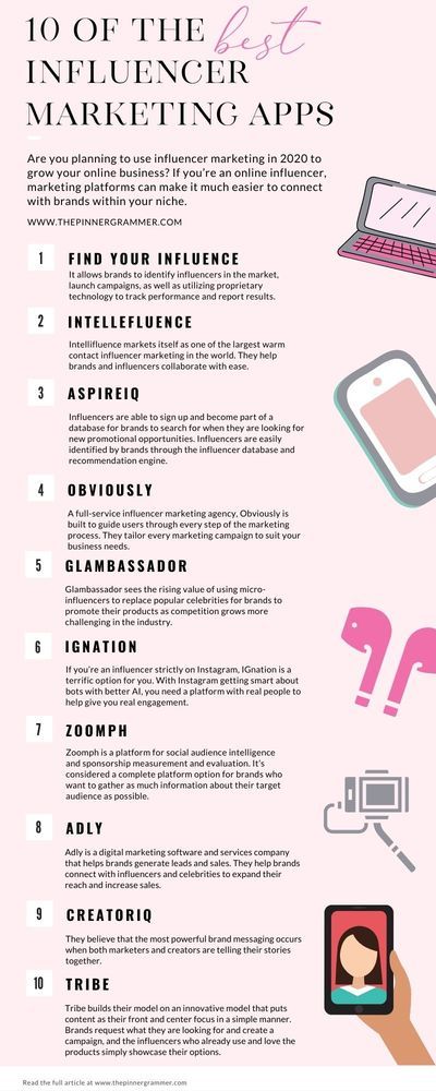 Influencer Marketing Infographic, Influencer Goals, Micro Influencer, Social Media Content Planner, Media Influence, Social Media Marketing Content, Instagram Marketing Tips, Social Media Marketing Business, Social Media Jobs