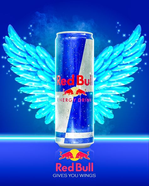 Graphic design series for beverages, Red bull Design poster design banner design youtube banner design cover design thumbnail and product design graphic designing Red Bull Poster Design, Redbull Poster, Energy Drink Poster, Red Bull Poster, Red Bull Design, Product Design Graphic, Tropical Orange, Bull Design, Youtube Banner Design