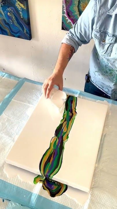 Acrylic Pouring, Painting Art, Creative Art, Paint, Art