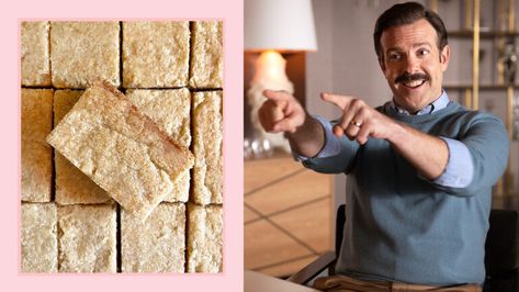 Ted Lasso Biscuits, Recipes Treats, Shortbread Biscuits, Buttery Biscuits, Ted Lasso, Shortbread Recipes, Biscuits Recipe, Breakfast Of Champions, Pink Box