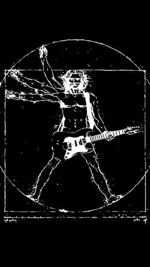 Funny Da Vinci Rock HD Wallpaper iPhone 6 plus Da Vinci Vitruvian Man, Art Musical, Vitruvian Man, Art Parody, Music Tattoo, Guitar Art, Music Wallpaper, Funny Tees, Music Poster