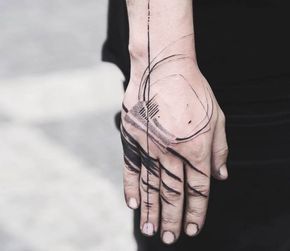 Hand tattoo by Block Tattoo Block Tattoo, Xoil Tattoo, Mangas Tattoo, Le Tattoo, Brush Tattoo, Pretty Hand Tattoos, Geniale Tattoos, Tatuaje A Color, Trash Polka