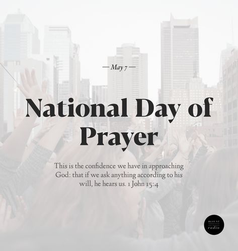 National Day of Prayer __ Thursday, May 7, 2020. National Day Of Prayer 2024, National Day Of Prayer, Christian Posters, Bible Facts, In God We Trust, National Day, May 7, Bible, Garage