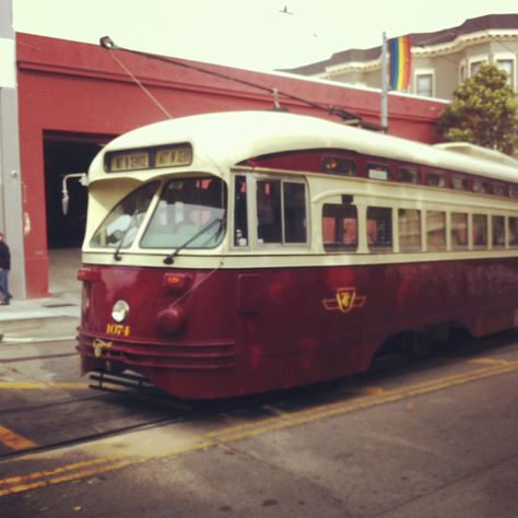 Maroon And Cream Aesthetic, Maroon And White Aesthetic, Trams Aesthetic, Streetcar Suburb, Toronto Transit Commission, Boston Aesthetic, Toronto Streetcar, Toronto Transit, Bus Rapid Transit