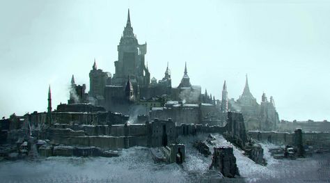 ArtStation - Bartok Castle for The last Knights, emmanuel shiu 47 Ronin, Snow Castle, Last Knights, Games Design, Jaime Lannister, Fantasy Films, Fantasy City, Fantasy Castle, Arya Stark