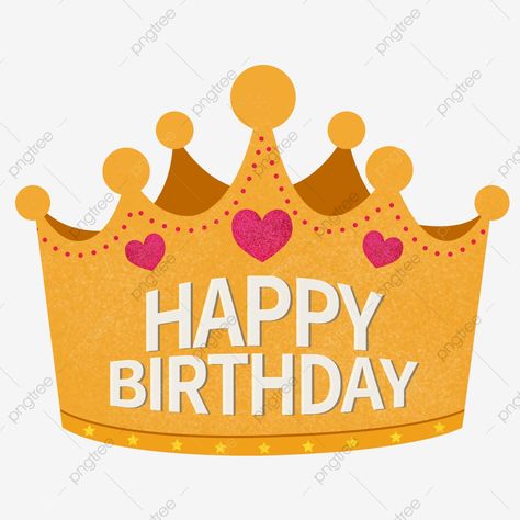 Birthday Hat Png, Happy Birthday Crown, Crown Clipart, Crown Png, Happy Birthday Printable, Crown Birthday, Birthday Cartoon, Hat Png, Party Clipart