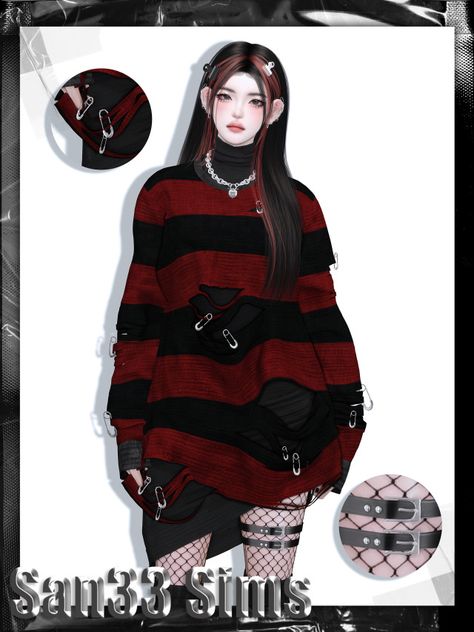 🖤【333】Dull&dry.Suit. Scary Clothes, Game Screenshots, Alt Clothes, Sims 4 Body Mods, Tumblr Sims 4, Sims 4 Dresses, Sims4 Clothes, Los Sims, Sims 4 Cc Packs