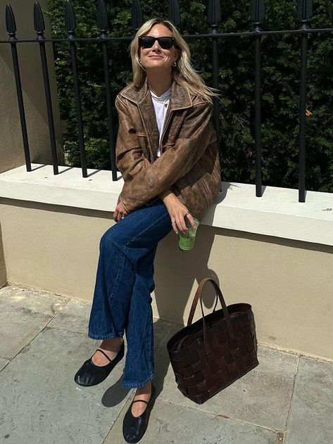 Lucy Williams Style, Ballet Flats Outfit, Summer Coats, Autumn Trends, London Summer, Flats Outfit, London Outfit, Effortless Outfit, London Street Style