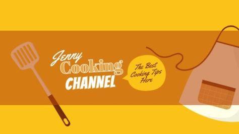 Online Youtube Channel Art #Template | Want to make beautiful, eye-catching #banner like this one for your #cooking #Youtube #channel? Use Fotor #online #design maker to get the work done easily! Click this image to find more designer-made #templates and edit them to make your own! No #design skill needed! Youtube Channel Art Template, Channel Art Template, Create Youtube Channel, Banner Maker, Banner Online, Linkedin Banner, Best Banner, Youtube Banner Template, Banner Templates